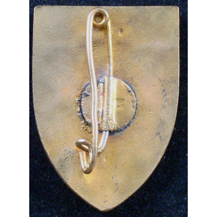 1° cuirassiers de fab Arthus Bertrand (poinçon) porte dorée en émail
