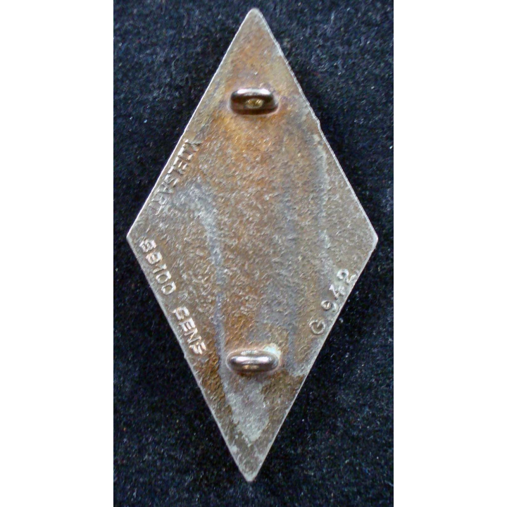 insigne 4° régiment de cuirassiers Jeanne d'Arc de fabrication Delsart