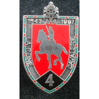 insigne de dissolution du 4° régiment de cuirassiers Balme n° 128
