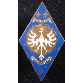 5° régiment de cuirassiers Royal Pologne Arthus bertrand Paris émail
