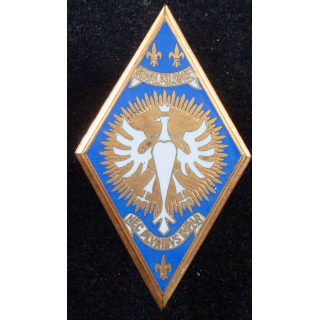 5° régiment de cuirassiers Royal Pologne de fabrication Courtois émail