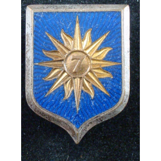 7° régiment de cuirassiers de fabrication Aremail en émail