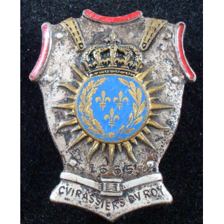 8° régiment de cuirassiers grand modèle Drago Paris G. 1839 en émail