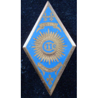 11° régiment de cuirassiers de fabrication Drago Béranger en émail