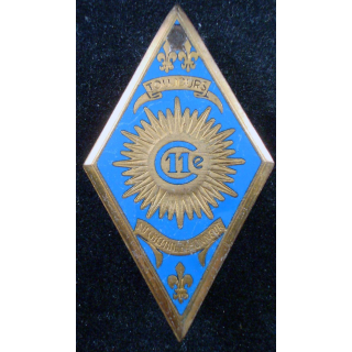 11° régiment de cuirassiers de fabrication Drago Béranger en émail