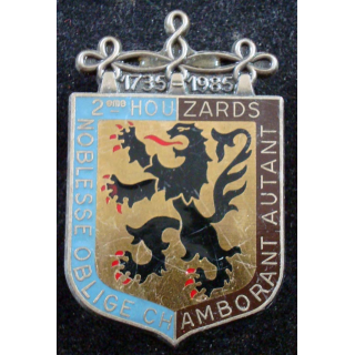 2° régiment de hussards 1735 - 1985 de fabrication Delsart