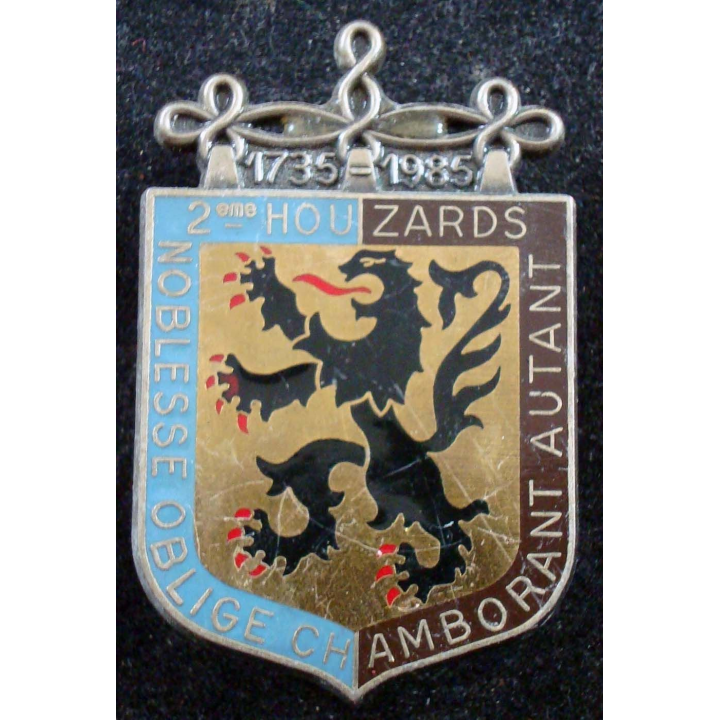 2° régiment de hussards 1735 - 1985 de fabrication Delsart