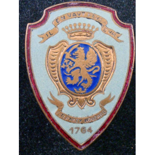 3° régiment de hussards de fabrication Drago Olivier Métra en émail
