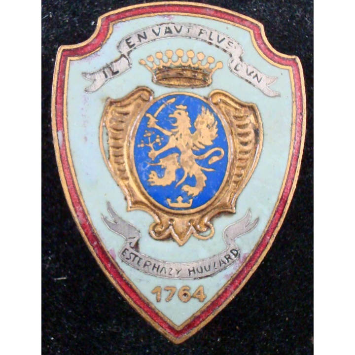 3° régiment de hussards de fabrication Drago Paris Déposé en émail