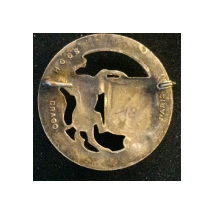 5° régiment de dragons de fabrication Drago G. 665 en émail