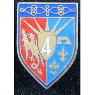 4° régiment de hussards Arthus Bertrand Paris 31 mm doré