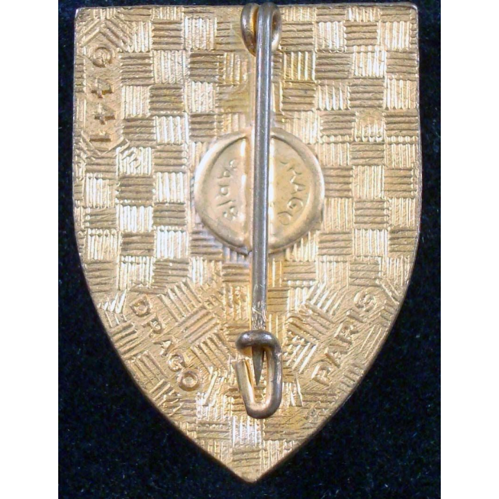 4° régiment de hussards de fabrication Drago Paris G. 441 en émail