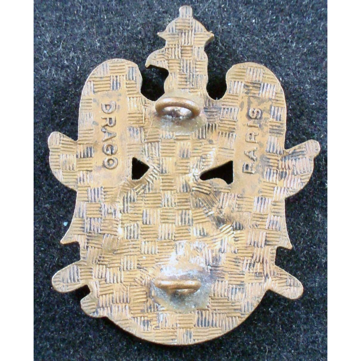 insigne métallique du 29° régiment de dragons de fabrication Drago