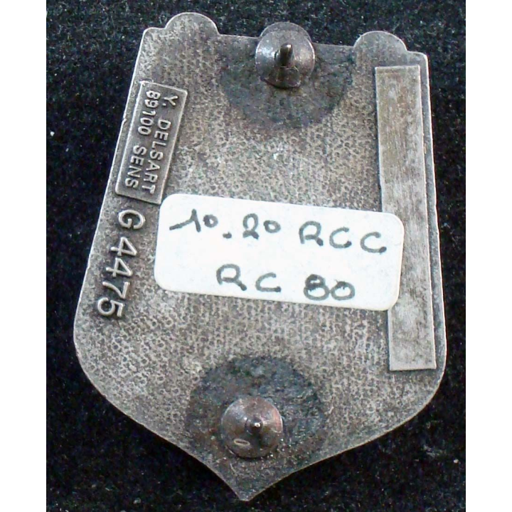 1° et 2° régiment de chasseurs RC 80 de fabrication Delsart G. 4475