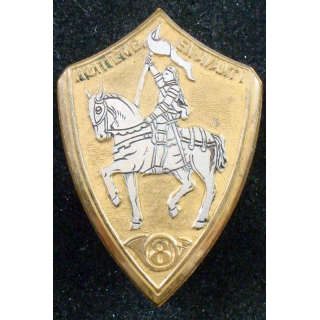 8° régiment de chasseurs Drago Béranger peint couleur dorée