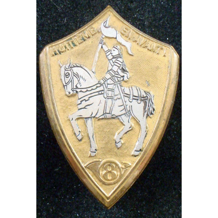 8° régiment de chasseurs Drago Béranger peint couleur dorée