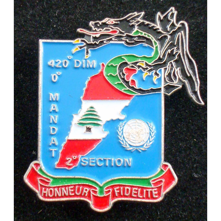 2° section du 2° dragons au Liban 420° DIM 40° Mandat Hamze