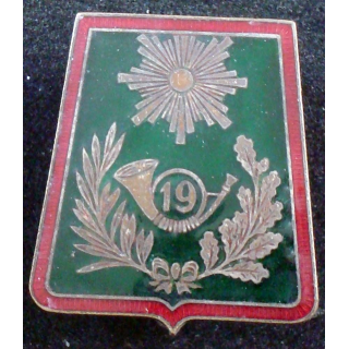19° régiment de chasseurs de fabrication Drago G.1333 en émail