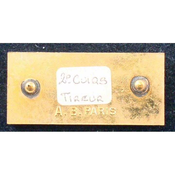 Brevet de tireur du 2° régiment de cuirassiers Arthus Bertrand Paris