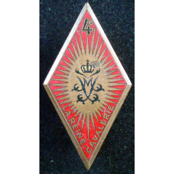 4° régiment de cuirassiers de fabrication Drago G. 942 en émail