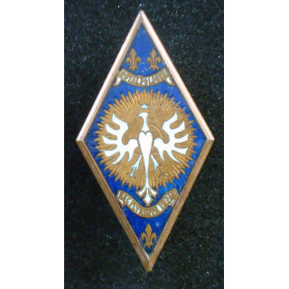 5° régiment de cuirassiers de fabrication Drago Béranger en émail