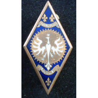 5° régiment de cuirassiers de fabrication Drago Paris en émail
