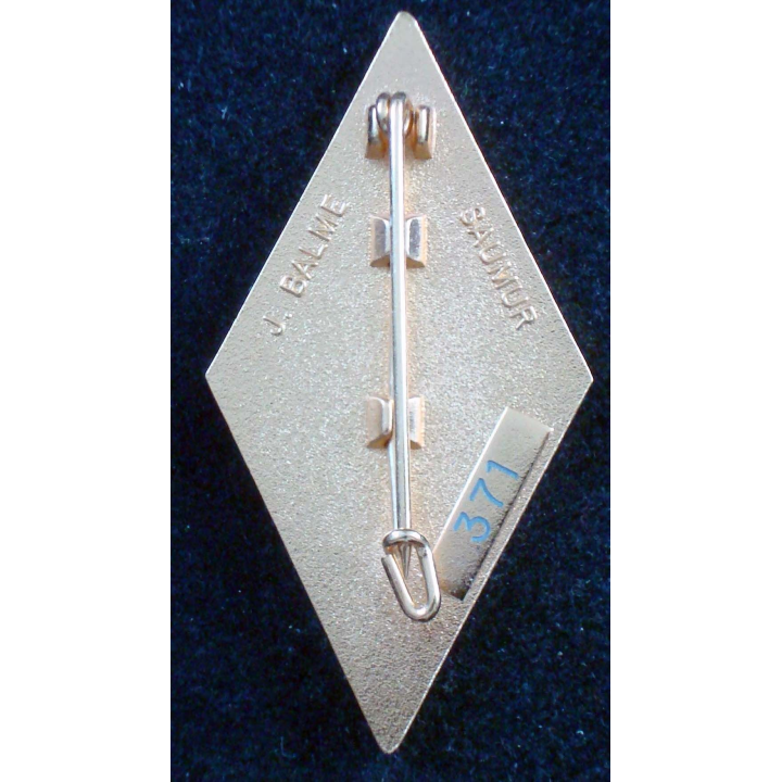 insigne métallique de dissolution du 5° régiment de cuirassiers Balme