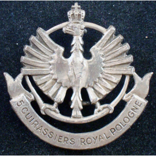 Insigne béret du 5° régiment de cuirassiers en Extrême Orient Arthus