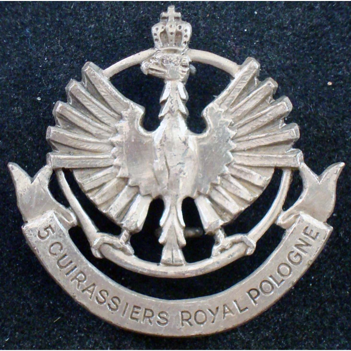 Insigne béret du 5° régiment de cuirassiers en Extrême Orient Arthus