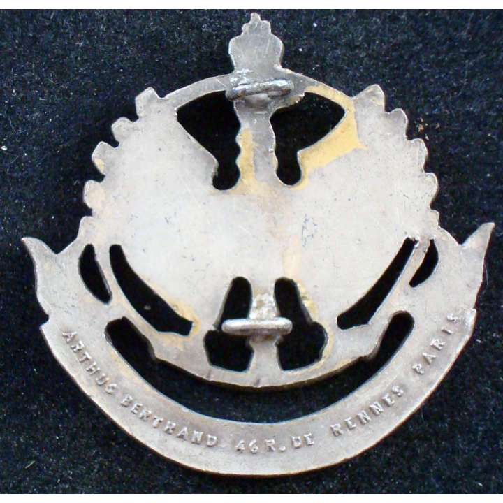 Insigne béret du 5° régiment de cuirassiers en Extrême Orient Arthus