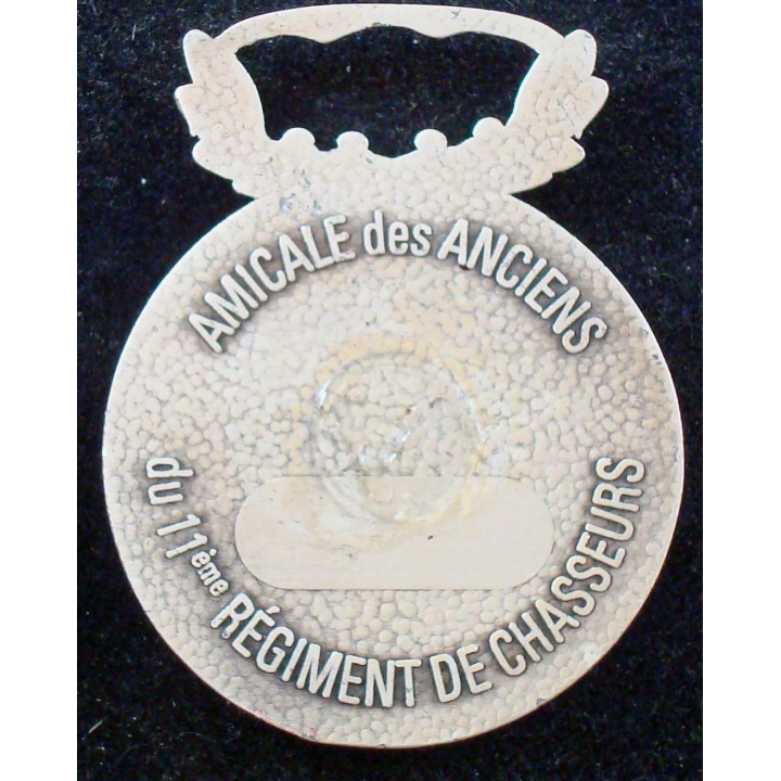 Médaille de l'amicale des anciens du 11° régiment de chasseurs