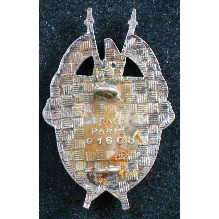 Insigne métallique du 1° régiment de dragons Drago G. 1608