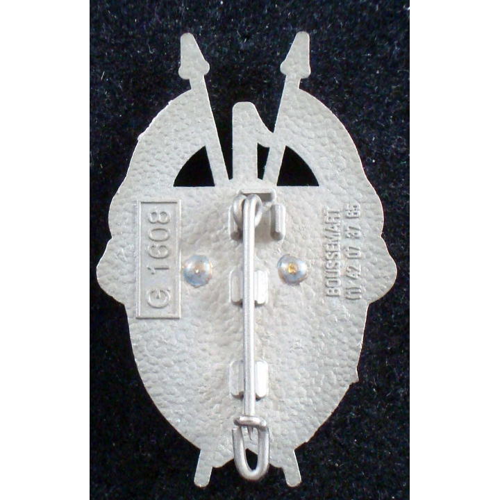 Insigne métallique du 1° régiment de dragons Boussemart G. 1608