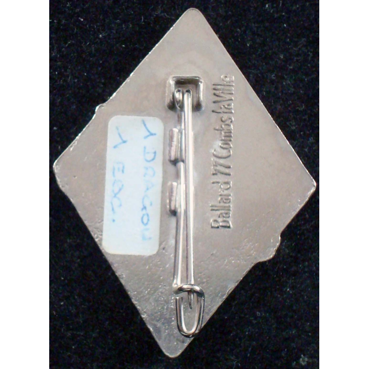 Insigne 1° escadron du 1° régiment de dragons de fabrication Ballard