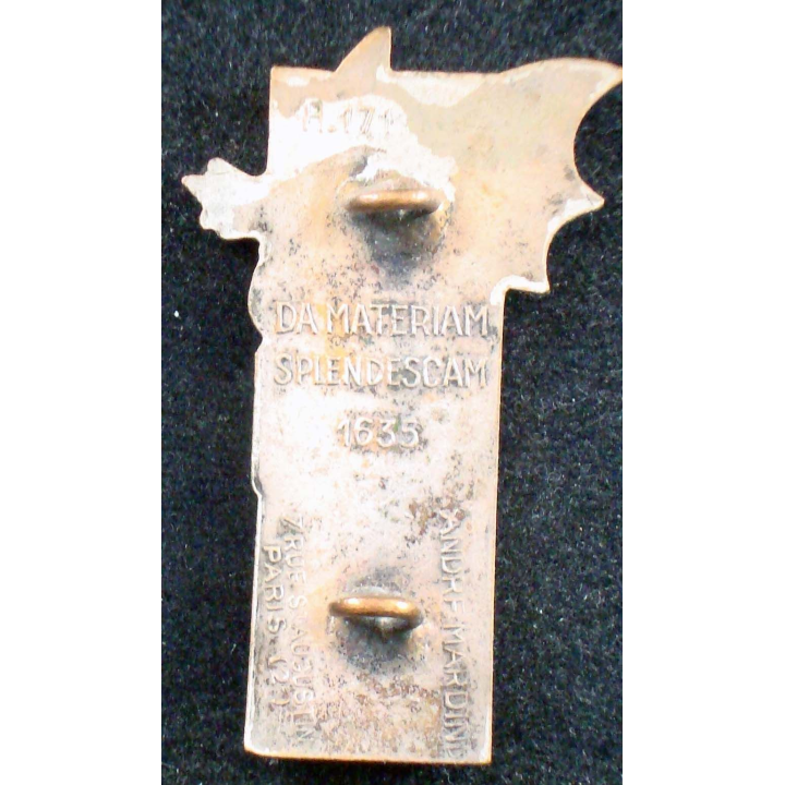 Insigne 2° régiment de dragons de fabrication Mardini H. 171 en émail