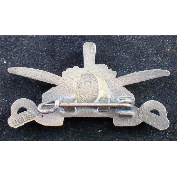 Insigne métallique de campagne du 2° régiment de dragons Delsart