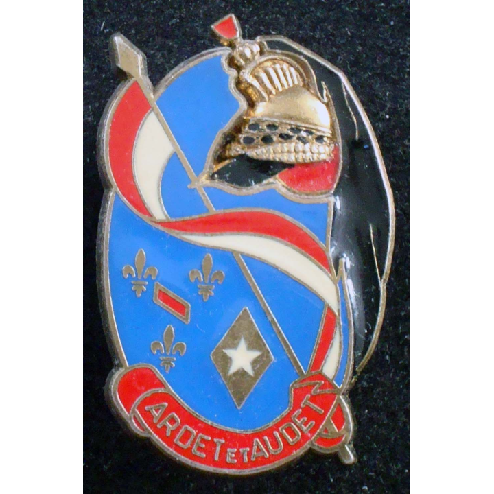 Insigne du 3° régiment de dragons de fabrication Delsart G. 3033