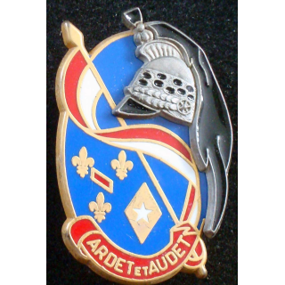 Insigne du 3° régiment de dragons de fabrication J.Y Ségalen G. 3033