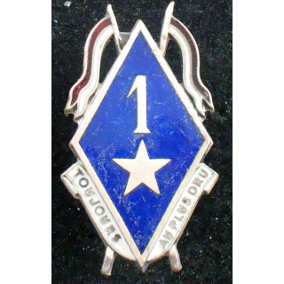 1° régiment de dragons de fabrication Arthus Bertrand en émail