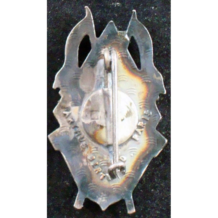 1° régiment de dragons de fabrication Arthus Bertrand en émail