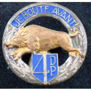 4° régiment de dragons portés Arthus Bertrand Paris émail bleu