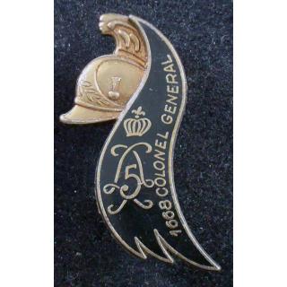 insigne du 5° régiment de dragons de fabrication Delsart G. 2058