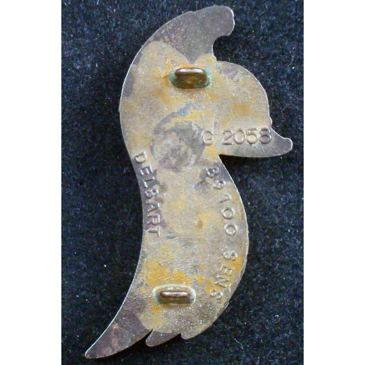 insigne du 5° régiment de dragons de fabrication Delsart G. 2058