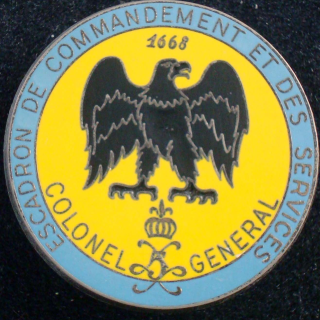 insigne du 5° régiment de dragons de fabrication Delsart G. 2058