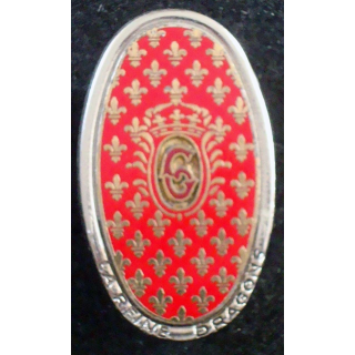 insigne du 6° régiment de dragons de fabrication Delsart G. 1017
