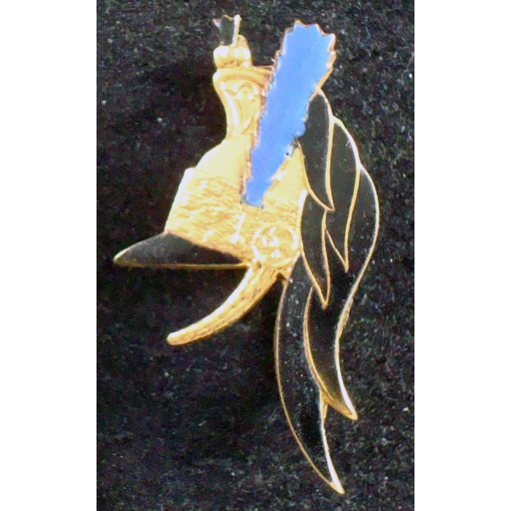Insigne du 1° escadron du 6° régiment de dragons fabrication LR Paris