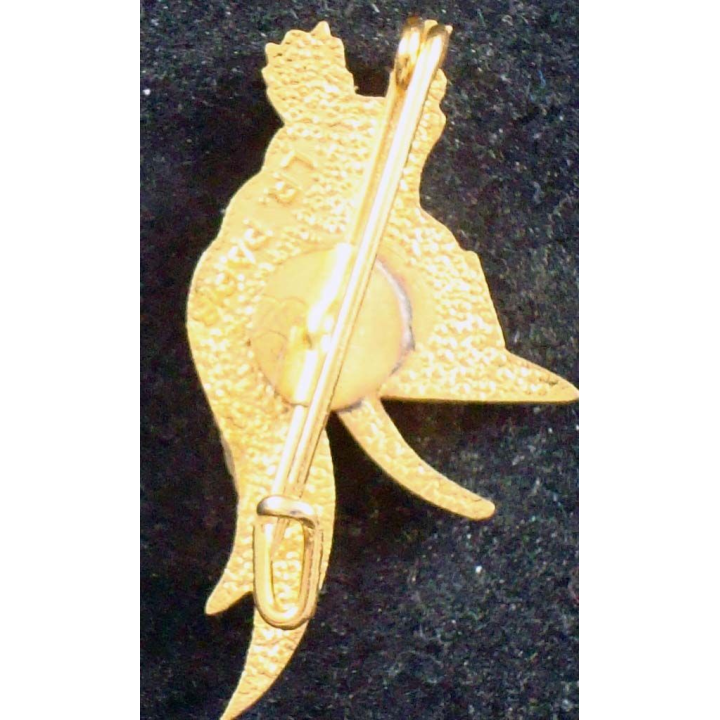 Insigne du 1° escadron du 6° régiment de dragons fabrication LR Paris