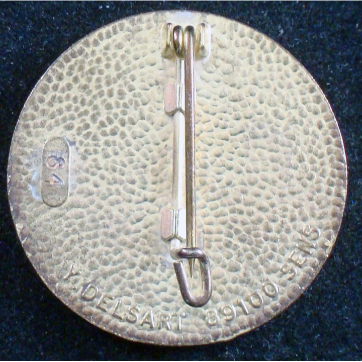 insigne du 1° escadron du 6° régiment de dragons Delsart n° 84