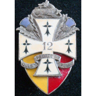 Insigne du 12° régiment de dragons Drago Paris