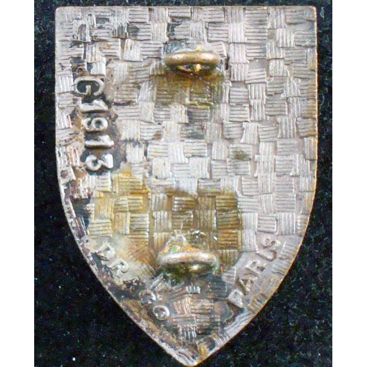 Insigne du 18° régiment de dragons Drago Paris G.1913 en émail
